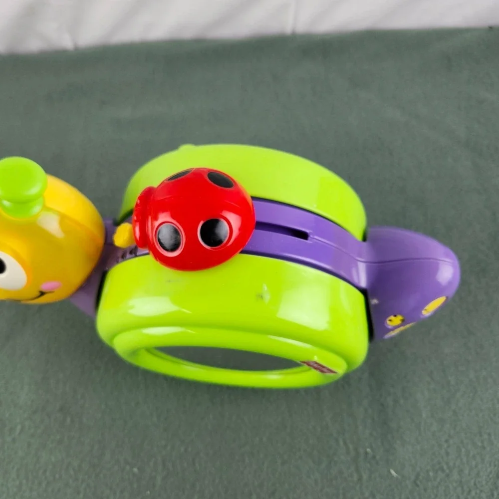 Fisher-Price Go Baby‎ Go! 1-2-3 Musical Rocking Crawl-Along Snail Mirror VIDEO